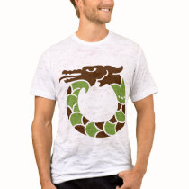 Jade Green Dragon Burnout Tee t-shirts