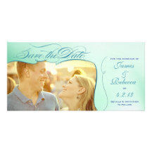 Jade Photo Card Save the Date Wedding Announcement