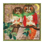 Jaded Rose Night Owls Art Canvas Gallery Wrap Canvas