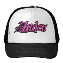 Jaden Black and pink hat