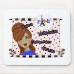 J'adore Paris Diva Mouse Pad