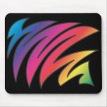 Jagged Rainbow Mouse Pads