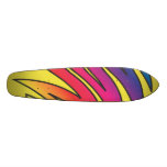 Jagged Rainbow on Yellow skateboards