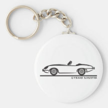 Jaguar E-Type Keychain