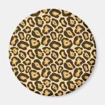 Jaguar Fur Pattern Magnets