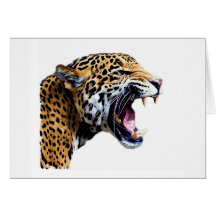 jaguar greeting card