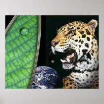 jaguar of the earth print