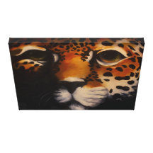 Jaguar Stretched Canvas Print