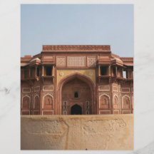 Jahangiri Mahal Red Fort Agra India Flyer Design