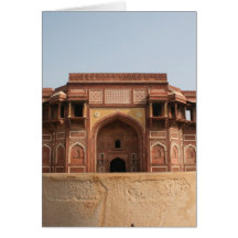 Jahangiri Mahal Red Fort Agra India Greeting Card