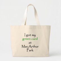 J'ai atteint ma carte verte Macarthur Park Sacs