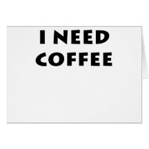 J'ai besoin de café cartes