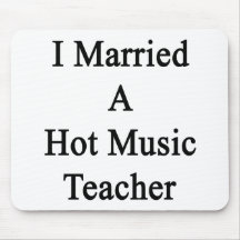 J'ai épousé un professeur de musique chaud tapis de souris