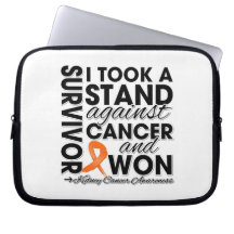 J'ai pris une position contre le Cancer de rein et Trousse Pour Ordinateur Portable