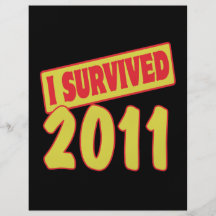 J'AI SURVÉCU À 2011 TRACT CUSTOMISÉ