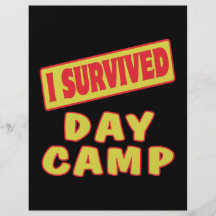 J'AI SURVÉCU AU CAMP DE JOUR TRACT PERSONNALISÉ