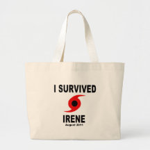 J'AI SURVÉCU IRÈNE en août 2011 Sacs