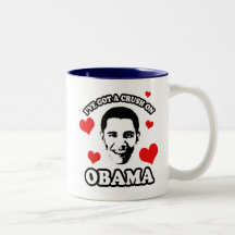 J'ai un écrasement sur Obama Tasses