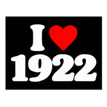 J'AIME 1922 CARTE POSTALE