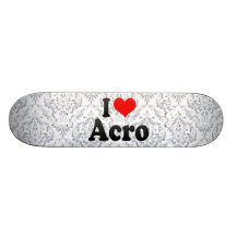 J'aime Acro Planches À Roulettes Customisées
