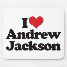 J'aime Andrew Jackson Tapis De Souris