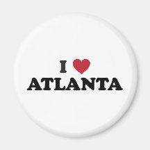 J'aime Atlanta la Géorgie Aimants Pour Réfrigérateur