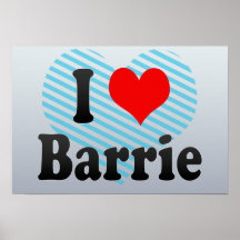 J'aime Barrie, Canada. J'aime Barrie, Canada Affiches
