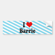 J'aime Barrie, Canada. J'aime Barrie, Canada Adhésifs Pour Voiture