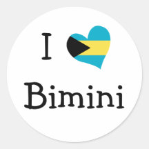 J'aime Bimini Adhésif Rond