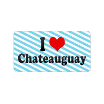 J'aime Chateauguay, Canada Étiquettes D’adresse