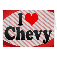 J'aime Chevy Carte