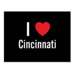 J'aime Cincinnati Cartes Postales