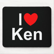 J'aime (coeur) Ken Tapis De Souris