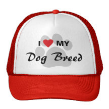 J'aime (coeur) ma race/amoureux de les chiens de c casquette