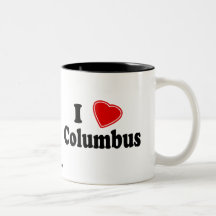 J'aime Columbus Tasse À Café