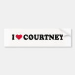J'AIME COURTNEY AUTOCOLLANTS POUR VOITURE