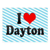 J'aime Dayton Cartes Postales