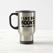 J'aime de grands livres tasse à café
