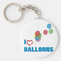 j'aime des ballons porte-clefs