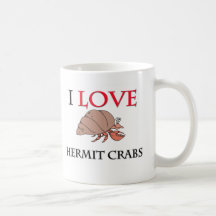 J'aime des bernard l'ermite mugs à café