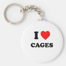 J'aime des cages porte-clefs