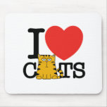J'aime des chats tapis de souris