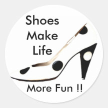 J'aime des chaussures pour les femelles qui aiment autocollants