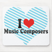 J'aime des compositeurs de musique tapis de souris