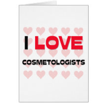 J'AIME DES COSMETOLOGISTS CARTE DE VŒUX
