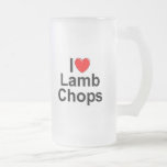 J'aime des côtelettes d'agneau (de coeur) tasses