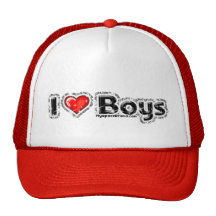 j'aime des garçons casquette de camionneur