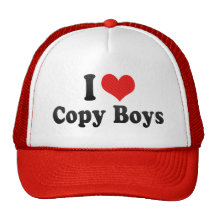 J'aime des garçons de copie casquettes de camionneur