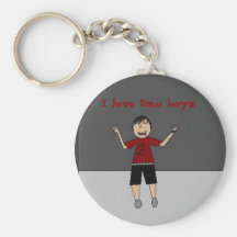 J'aime des garçons d'Emo ! Porte-clefs