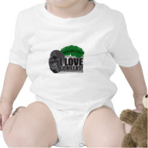 J'aime des gorilles t-shirts